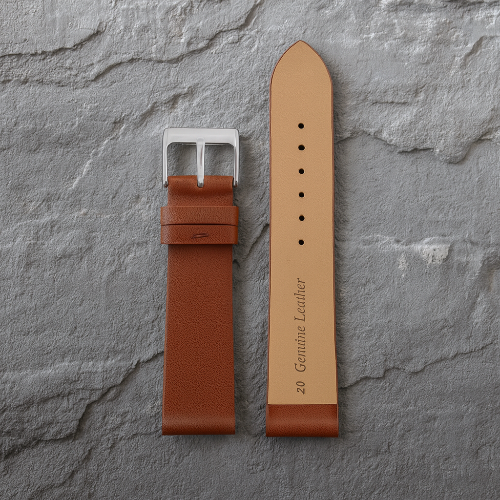 TAN CALF WATCH STRAPS (S) W101/18 - 18mm