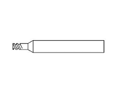 MUSTANG END MILL CUTTER 1.5MM - GMUC10