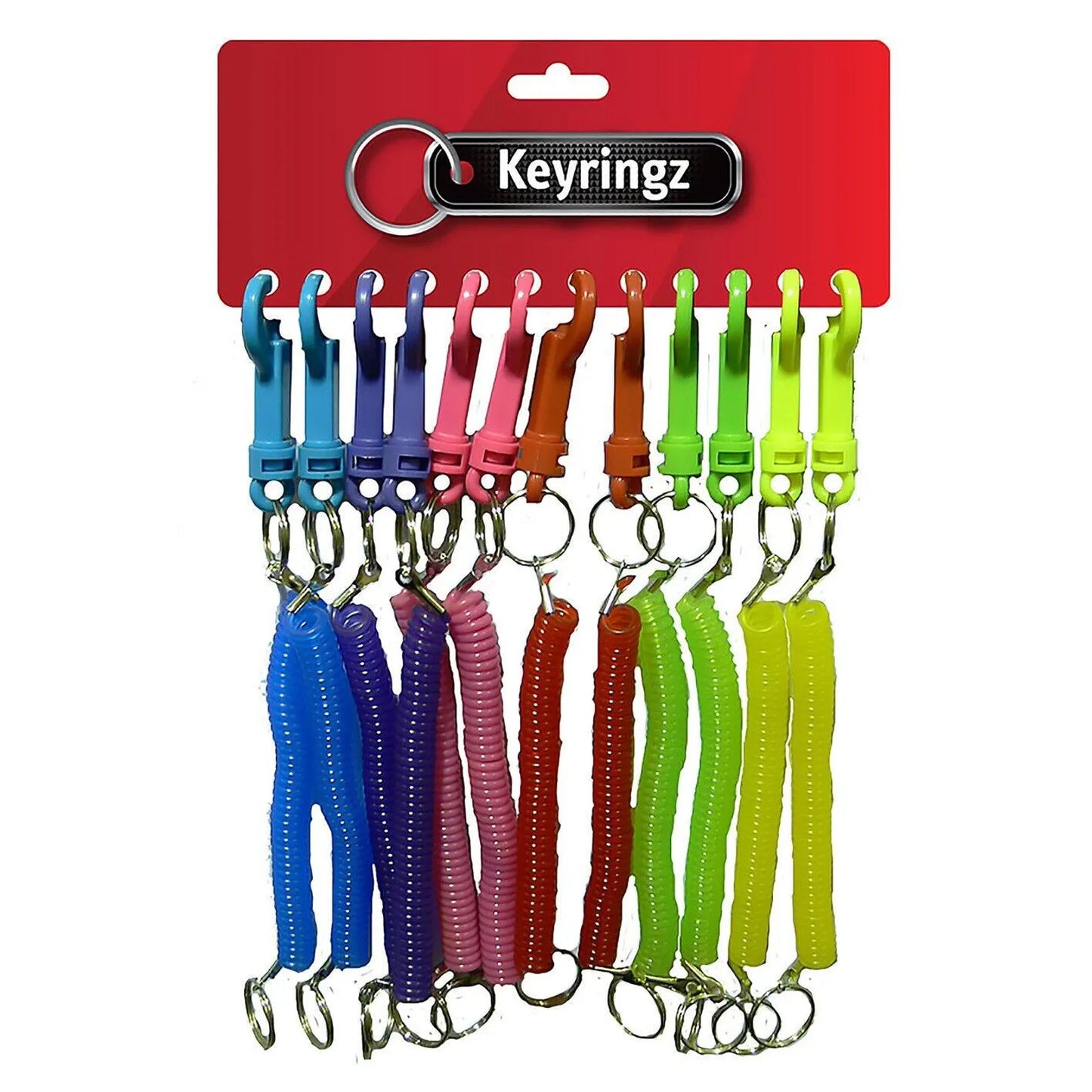 SPIRAL NEON COLOURS KEYRING - 316