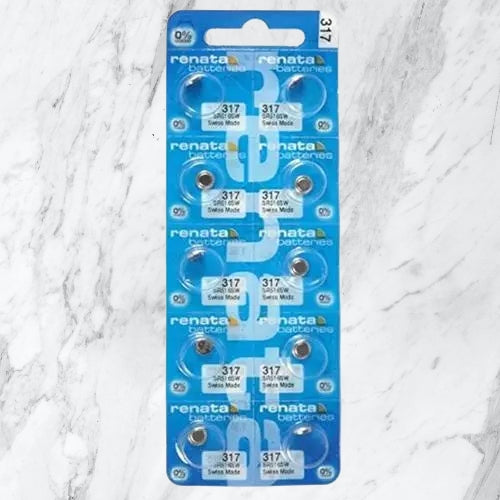 317 WATCH BATTERY x10 - SWISS MADE