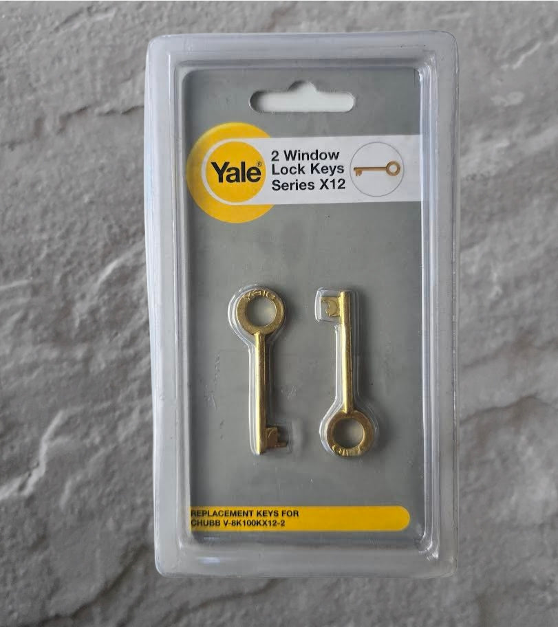 YALE WINDOW KEYS SERIES X12