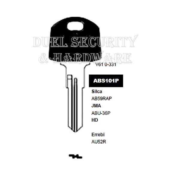 ABUS - AU52RP155 ERREBI / SILCA AB59RAP