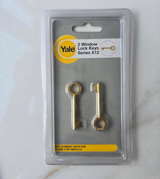 YALE WINDOW KEYS SERIES X12