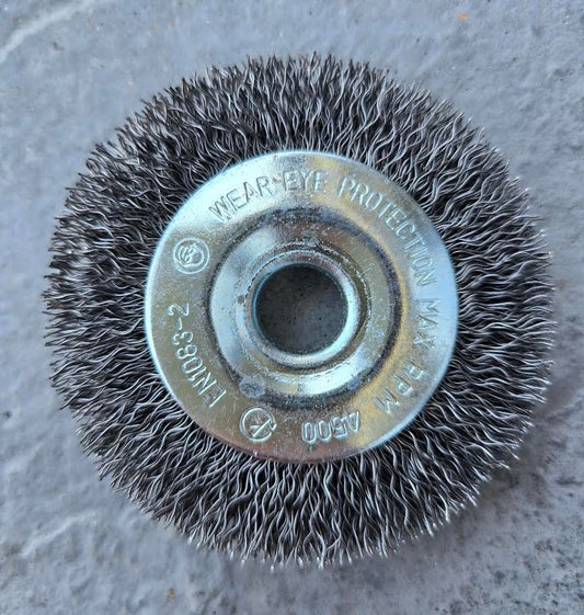 75MM ROTARY WIRE BRUSH  -  TA003