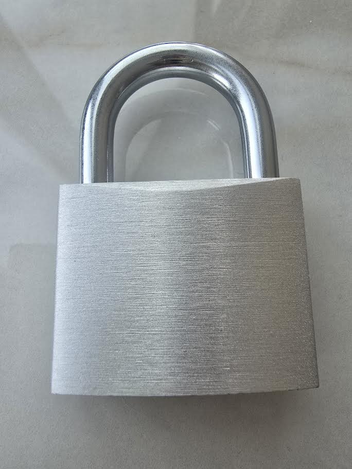 SQUIRE PADLOCK 40MM ALUMINIUM  -  HARDENED SHACKLE