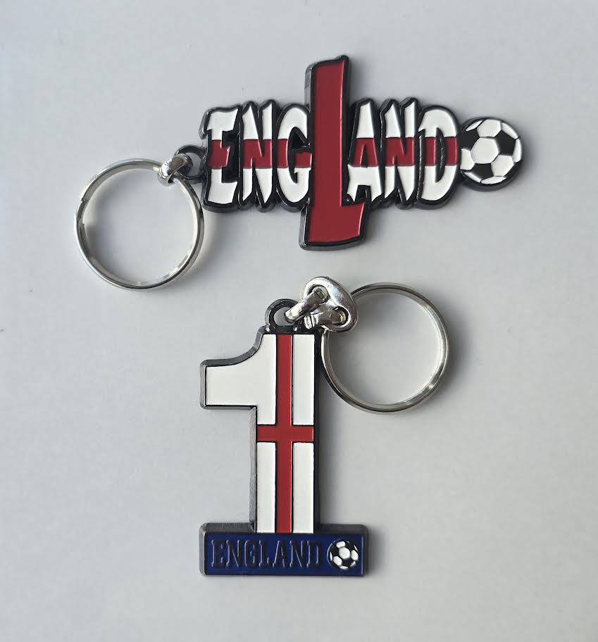 PREMIUM ENGLAND KEYRING  -  PACK OF 12