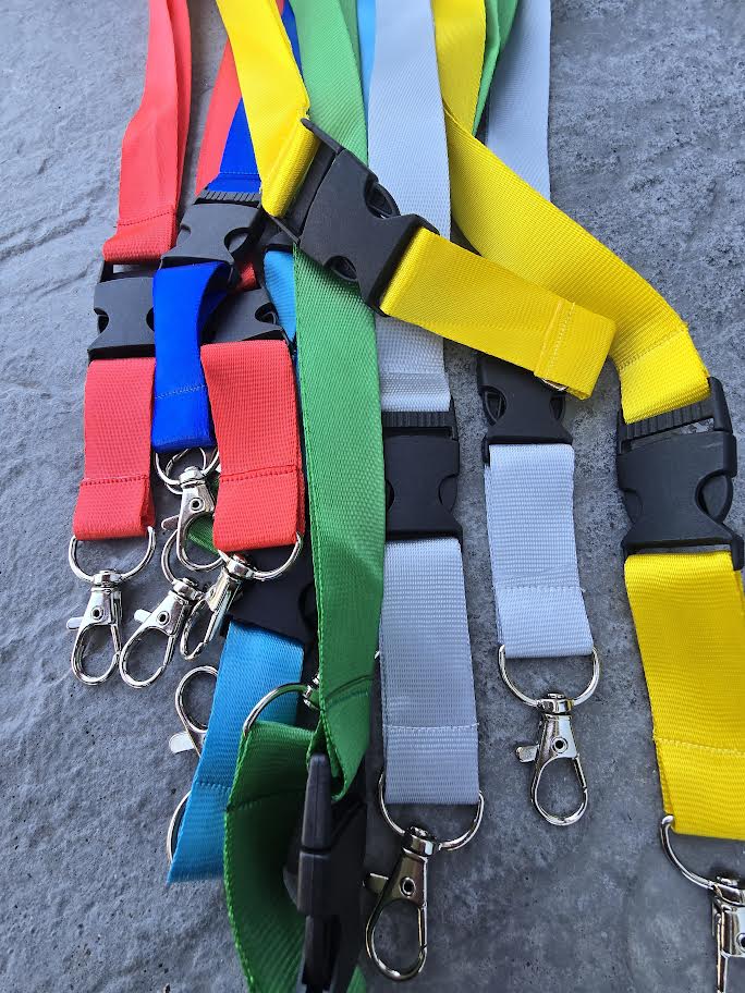 LANYARDS 12 PACK  -  WITH DETATCHABLE CLIP