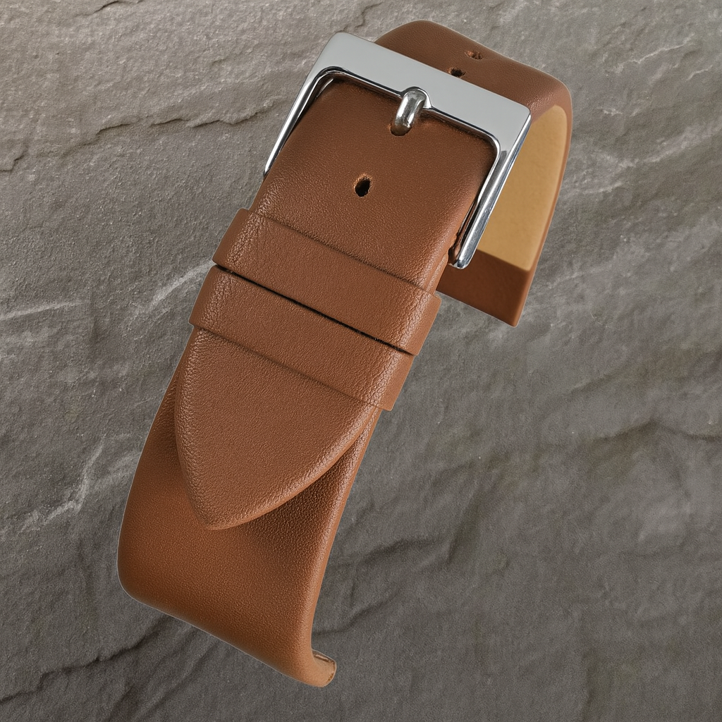 TAN CALF WATCH STRAPS (S) W101/20  -  20mm