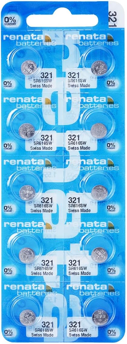 321 WATCH BATTERYx10  -  SWISS MADE