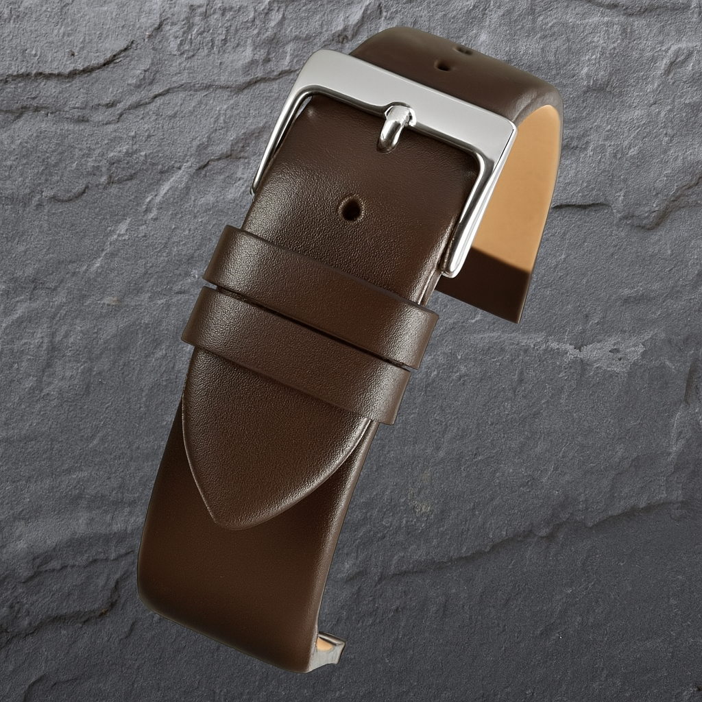 BROWN CALF WATCH STRAPS (S) W105/20  -  20mm