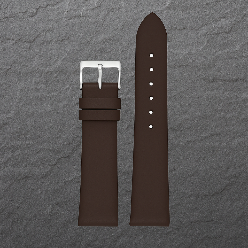 BROWN CALF WATCH STRAPS (S) W105/18  -  18mm