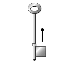RIM KEY  -  3.5G STEEL 3/4 BIT