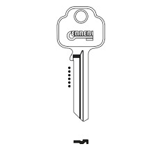 UNION PASS KEY  -  UN25S ERREBI  -  SILCA UNI32R  -  6 PIN