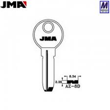 AZBE  -  AZ-8D JMA DIMPLE KEY