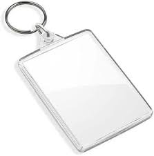 ACRYLIC PHOTO HOLDER KEYRING  -  313