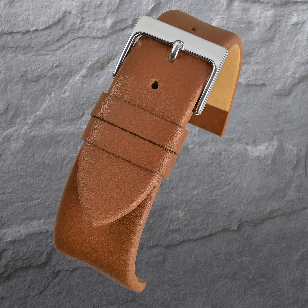 TAN CALF WATCH  STRAPS (S) W101/18  -  18mm