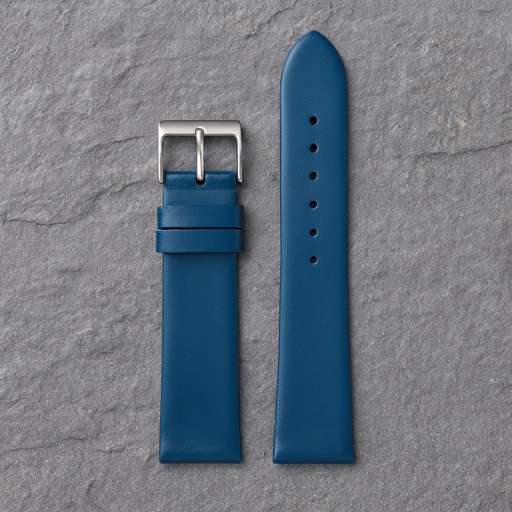 BLUE CALF WATCH STRAPS (S) W103/18  -  18mm