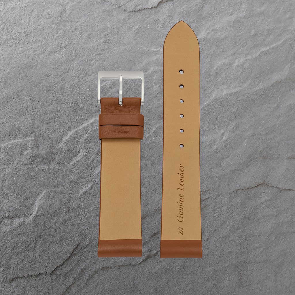 TAN CALF WATCH STRAPS (S) W101/20  -  20mm