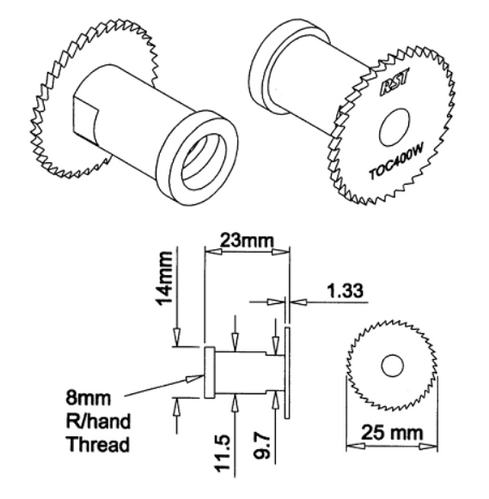 LANCER WARD CUTTER -  TOC400W