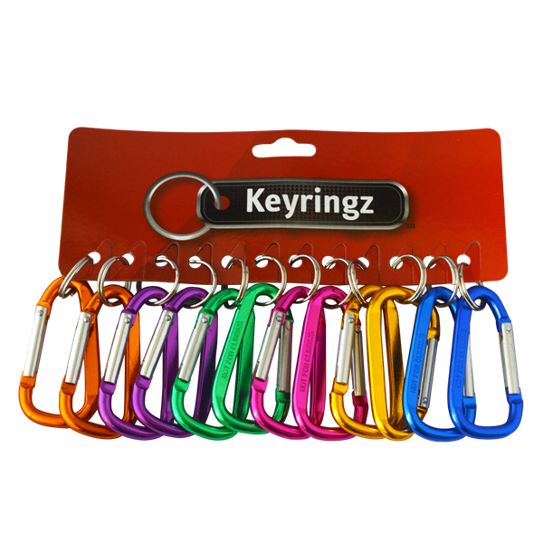 SMALL CARABINA KEYRING COLOURED  -  459