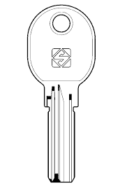 ISEO DIMPLE KEY  -  IE15 SILCA