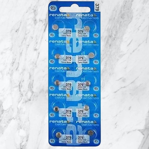 379 WATCH BATTERY x10  -  SWISS MADE