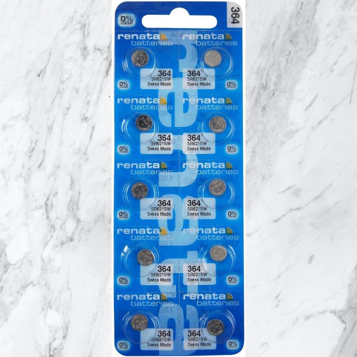 364 WATCH BATTERY x10  -  SWISS MADE
