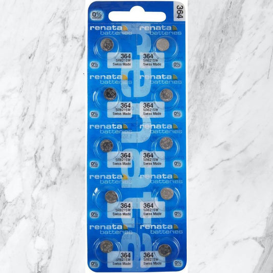 364 WATCH BATTERY x10  -  SWISS MADE