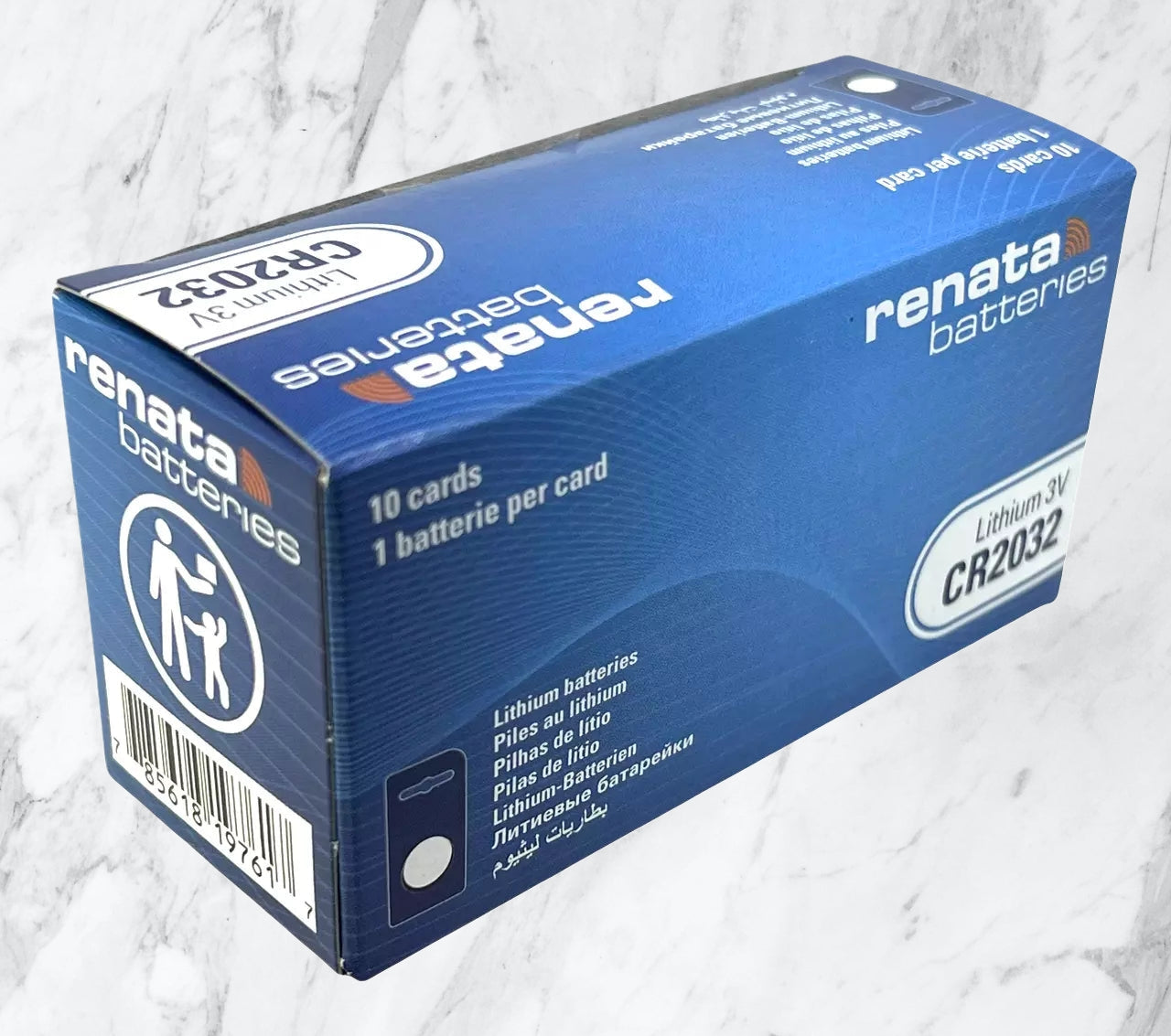 CR2032 CELL BATTERY 3V  -  BOX OF 10