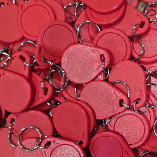 KEY FOB  RED -  DOOR ENTRY TAG  -  T5577
