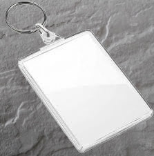 ACRYLIC PHOTO HOLDER KEYRING  -  313
