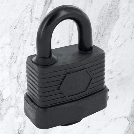 SECURIT WEATHER RESISTANT PADLOCK CARDED  65MM -  S1168