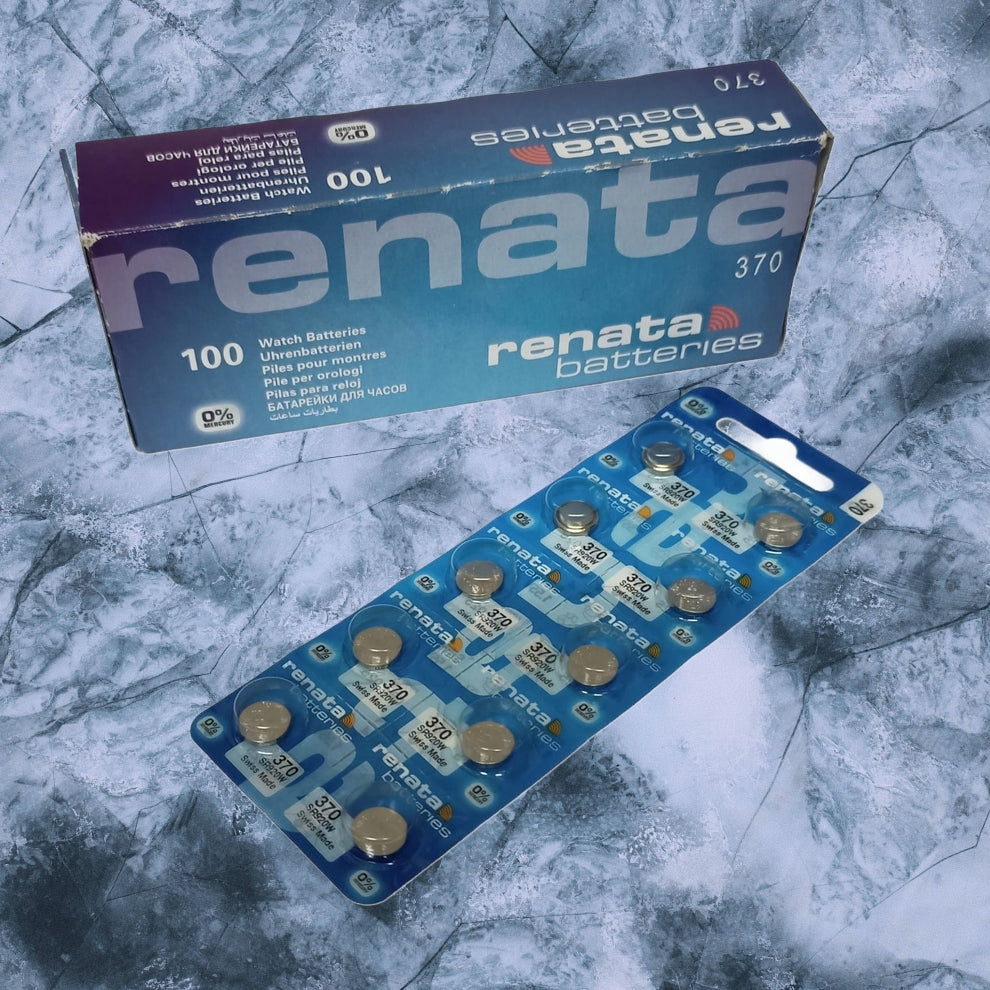 370 WATCH BATTERY x10  -  SWISSMADE