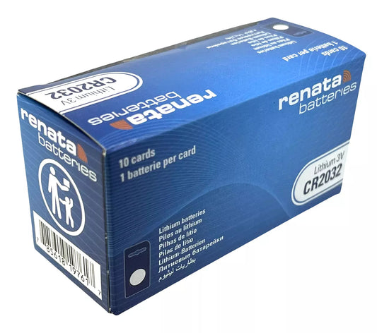 CR2032 CELL BATTERY 3V  -  BOX OF 10